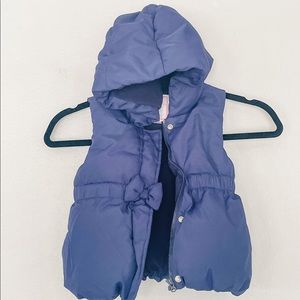 Gymboree Girls 4T 5T Navy Puffer Vest